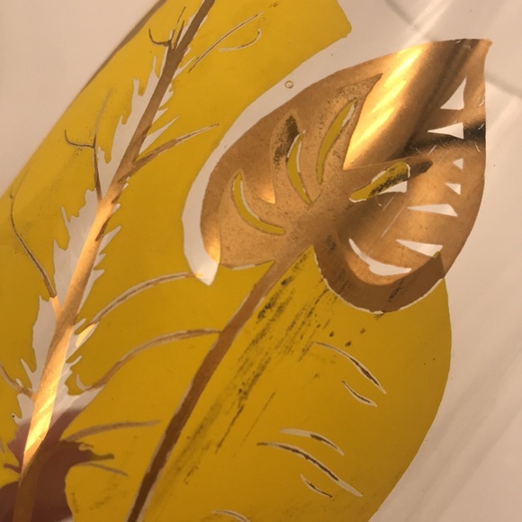 Federal Glass MCM/VTG Leaves Deluxe Drinking/Highball Glasses (Set of 6) - Picture 9 of 9